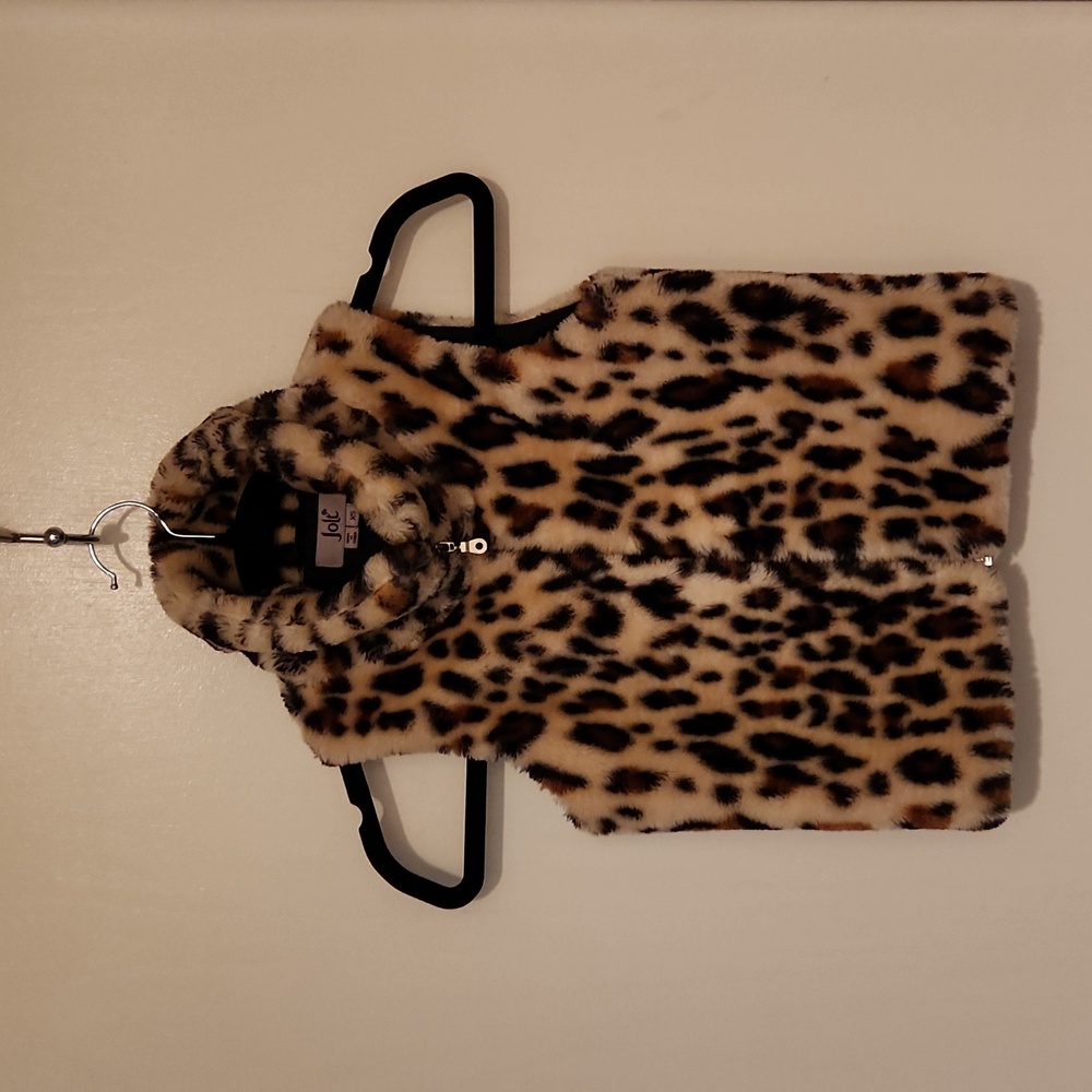 Toddler Girls Cheetah Print Vest